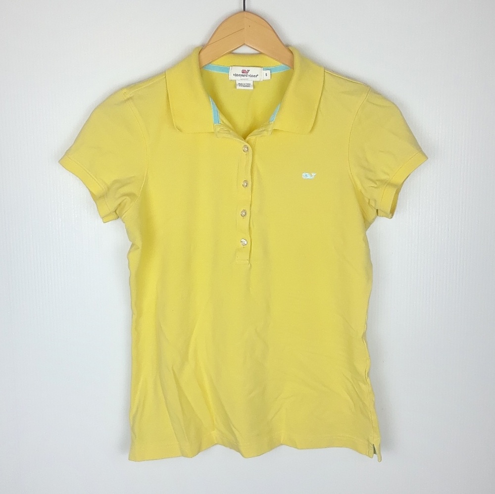 Vineyard Vines | yellow polo shirt